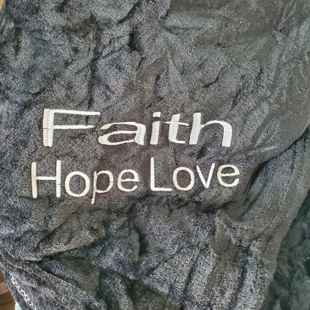 Embroided Throw